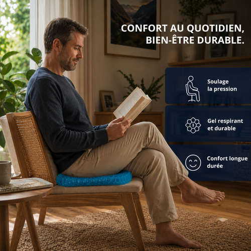 GelCare+ Coussin en Gel Ergonomique
