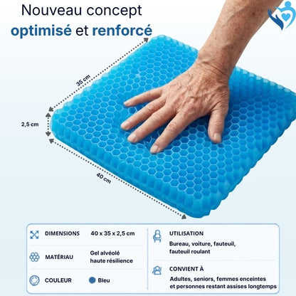 GelCare+ Coussin en Gel Ergonomique